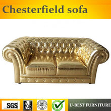Load image into Gallery viewer, U-BEST Luxury Vintage 2 seat Chesterfield Sofa For Hotel/Villa,European design comfortable living room furniture