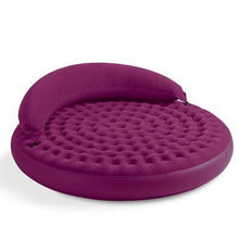 Load image into Gallery viewer, Round Double Folding Inflatable Sofa Bed Single Lazy Sofa Cushion Bed Increase Creative Home Living Room Recliner Sala

