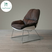 Load image into Gallery viewer, Louis Fashion Living Room Sofas Nordic Danish High Furniture Creative Soft Practical Cloth Single Armchair Leisure Chair
